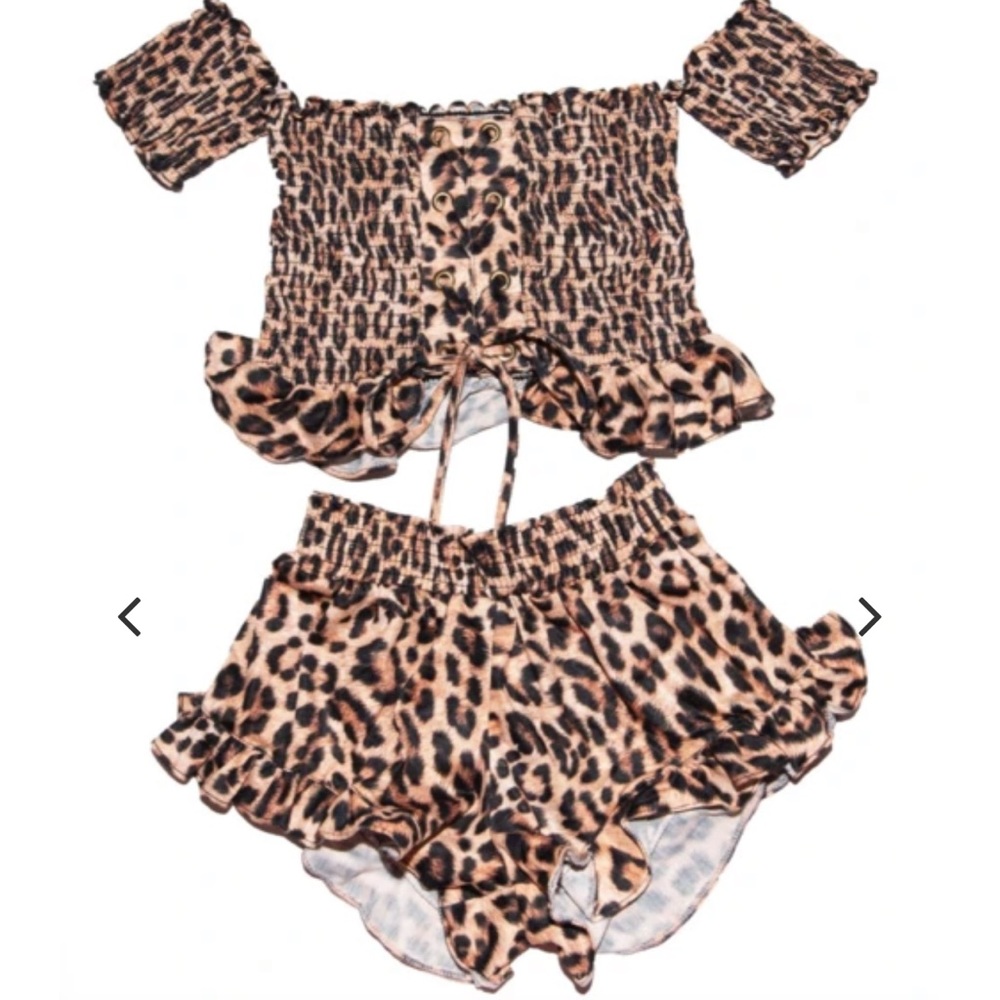 Peixoto kids leopard Wild One set